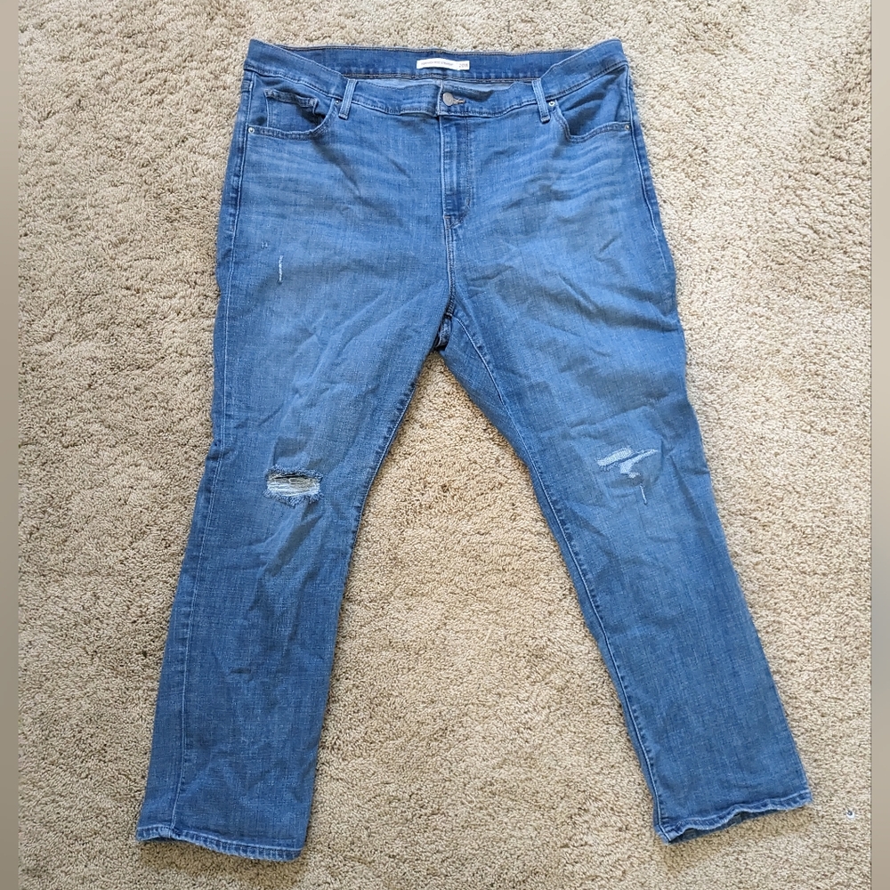 Levi's Highrise Straight Cut Jeans, size 20W
